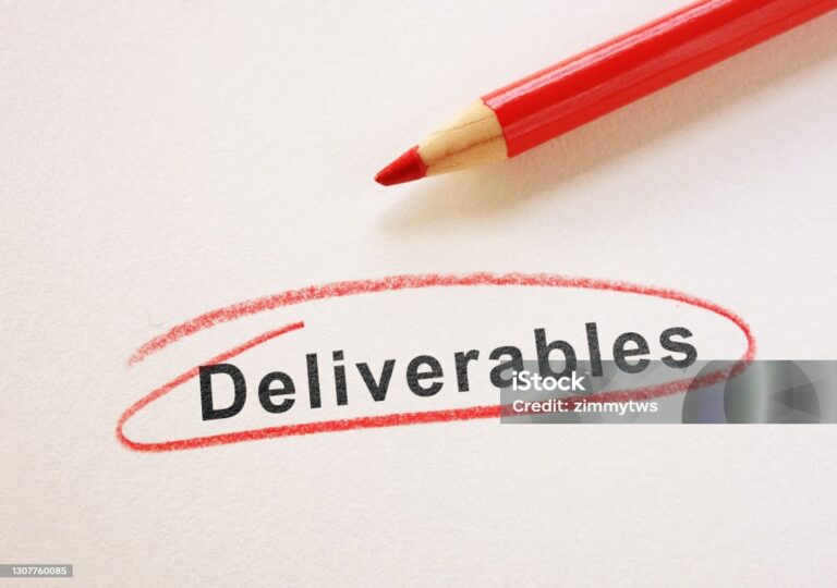 security risk assessment deliverables